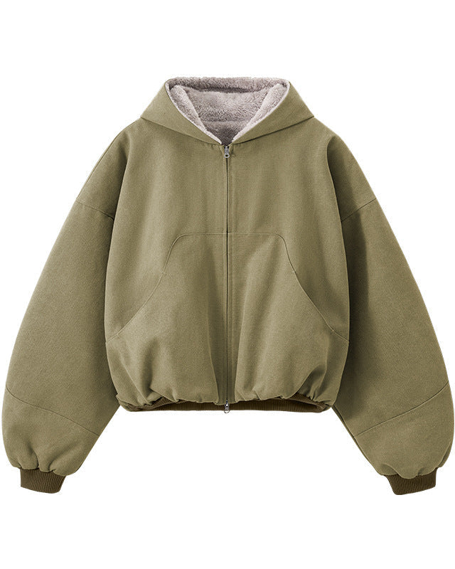 The ContourPlush Zip Cardigan Jacket