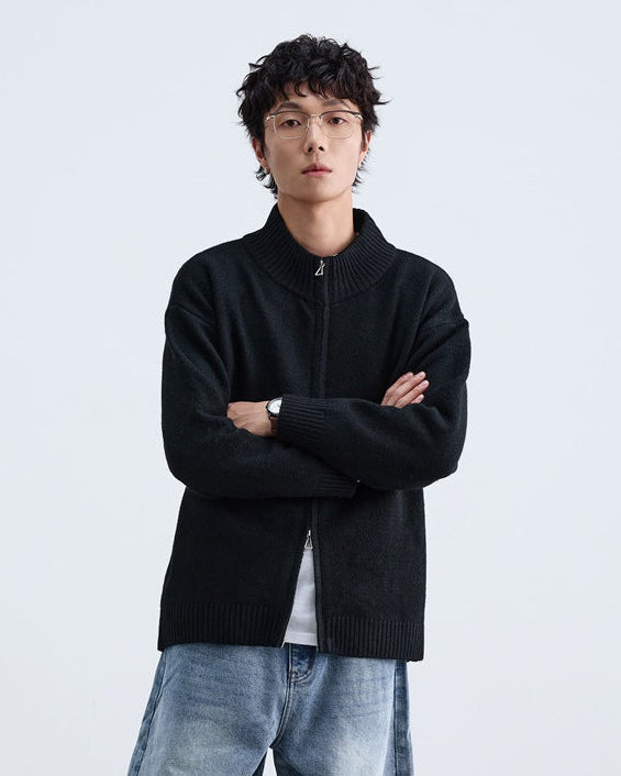 The Riverset Vintage Zipper Cardigan