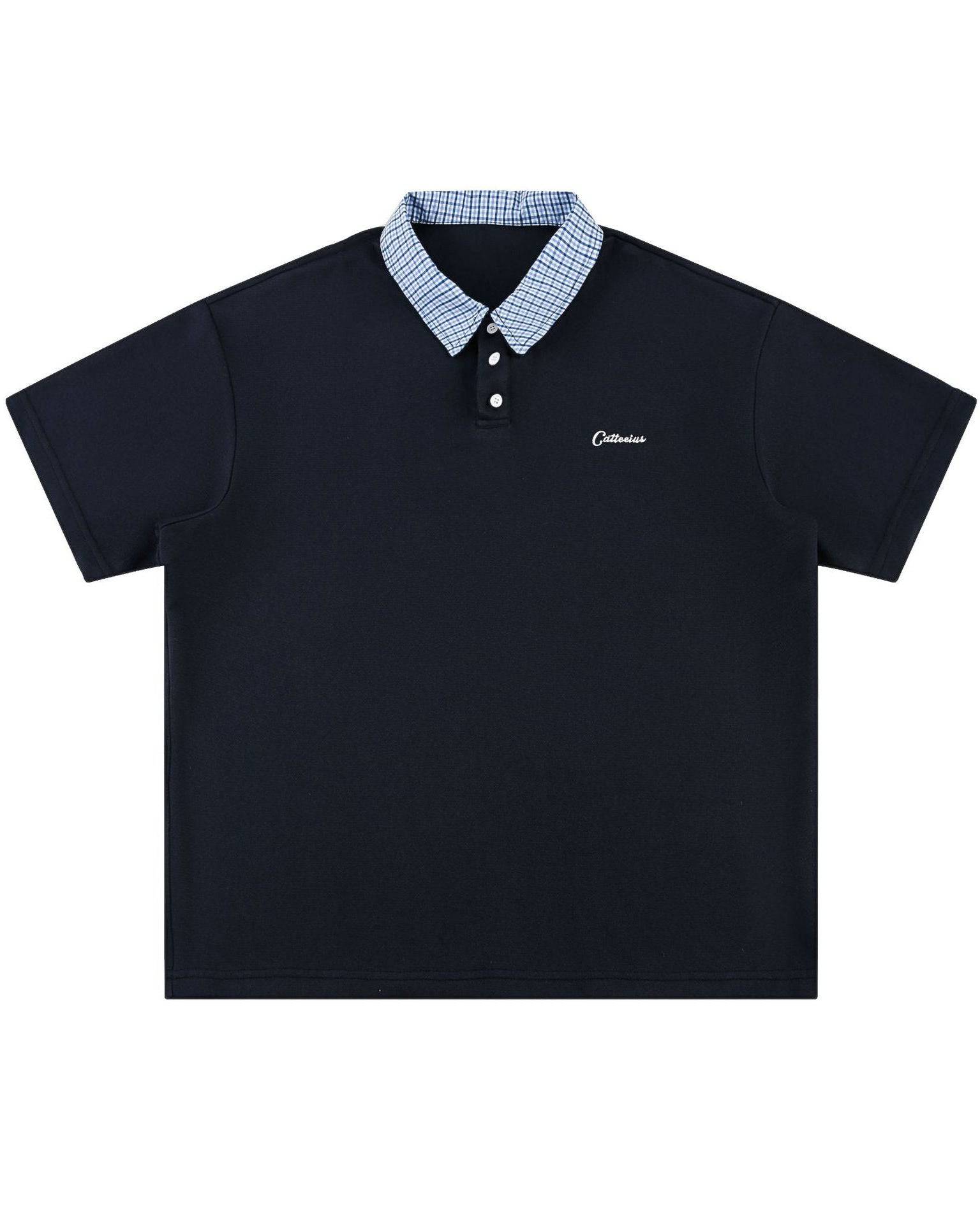 The Valeform Textured Knit Polo Shirt