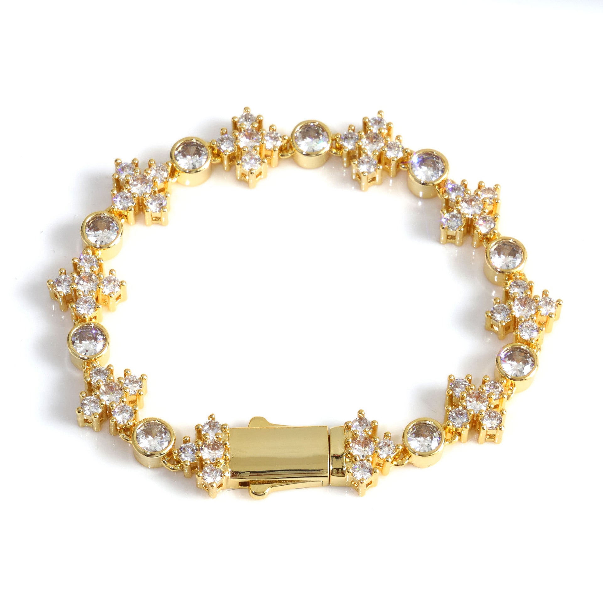 Celestial Cross Diamond Bracelet