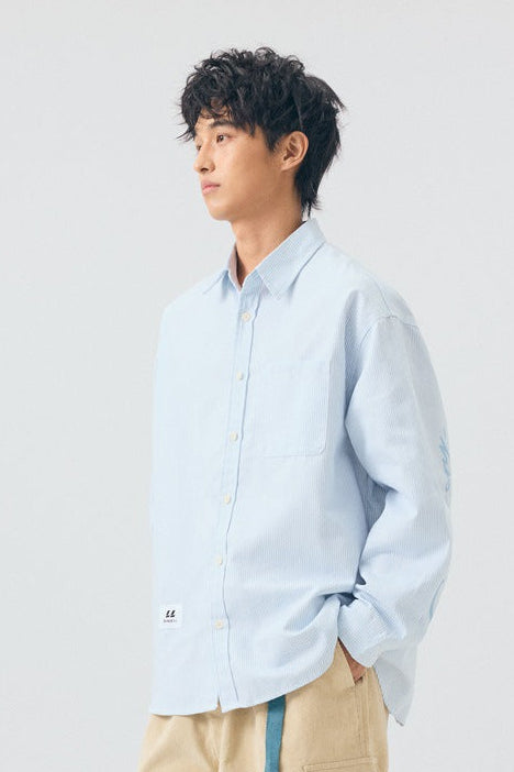 The Stride Plaid Long Sleeve Polo Shirt