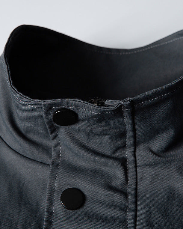 The Arcliff Stand Collar Cargo Jacket