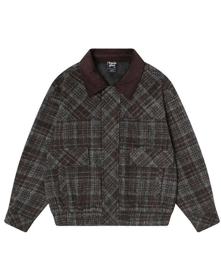 The Barnline Plaid Wool Jacket