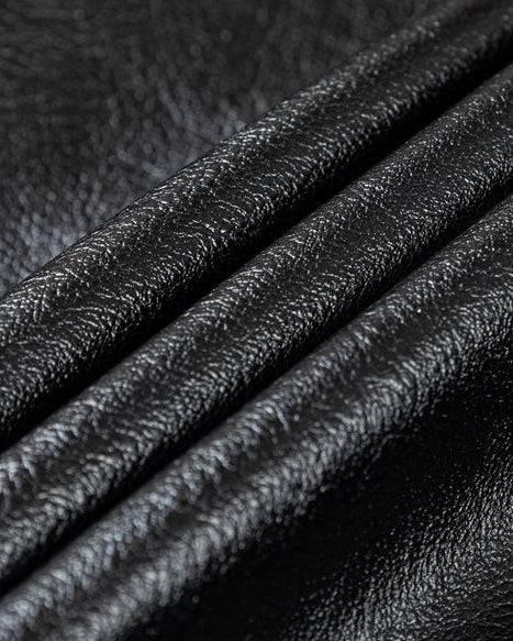 The Crossline American Retro Rock Motorcycle PU Leather Jacket