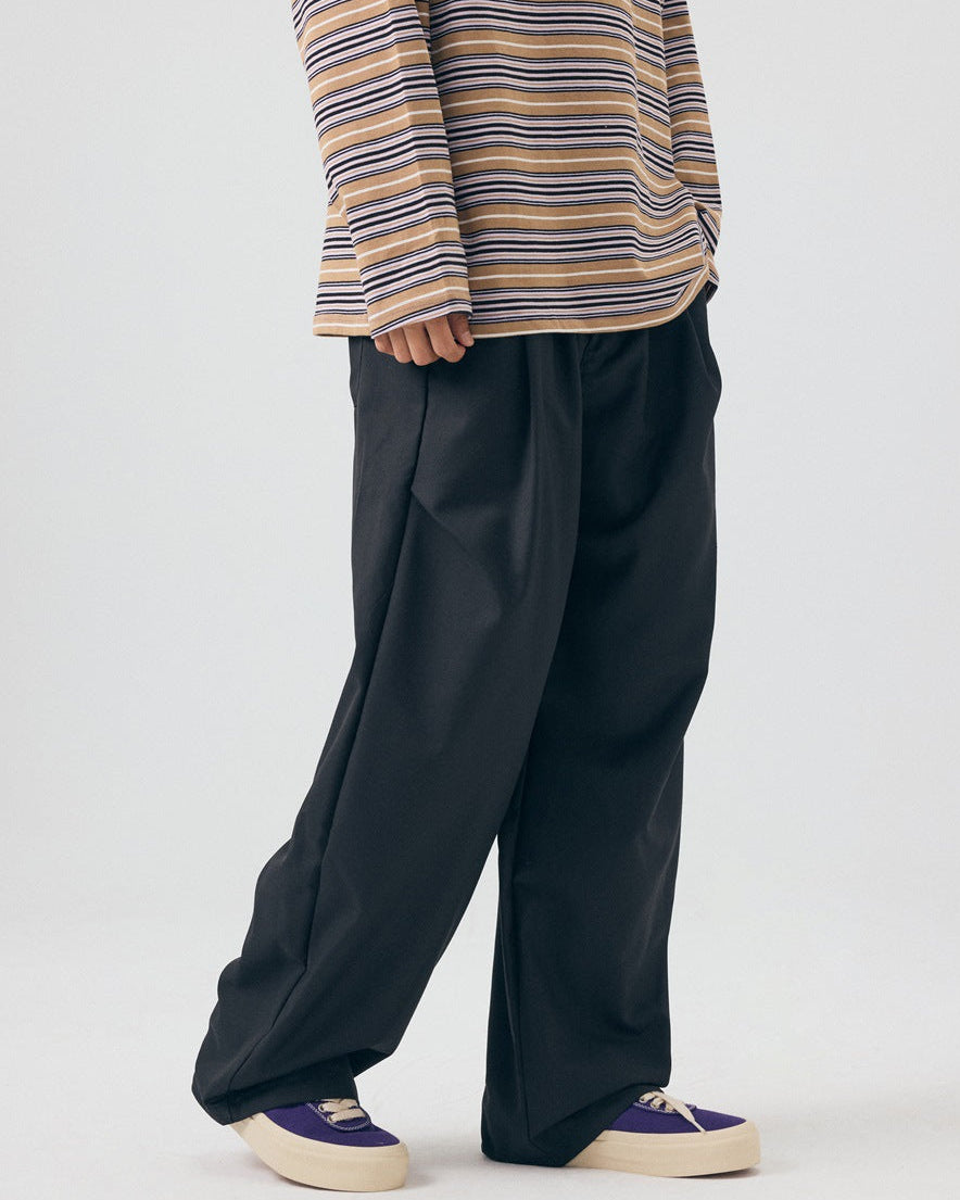 The Lowland Straight Drape Trousers