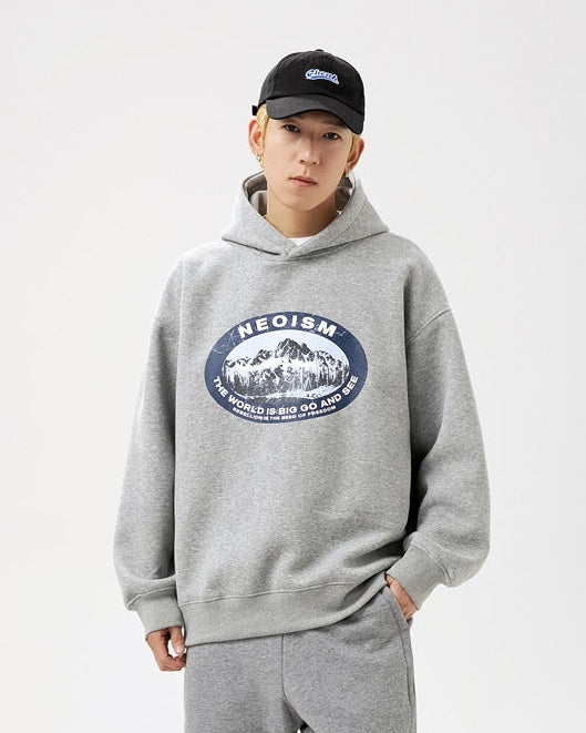 The Norvale Campus Hoodie Vintage Hooded Sweater