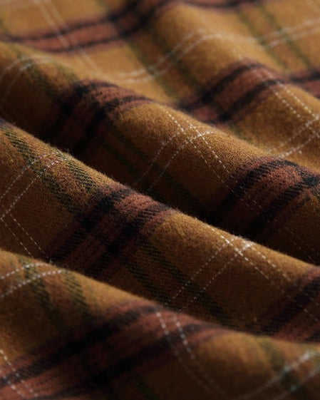 The Prairiecut Long-Sleeved Flannel Plaid Overshirt