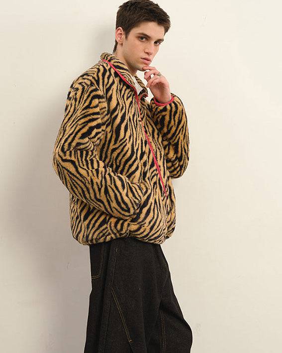 The Ember Weave Plush Crew Jacket