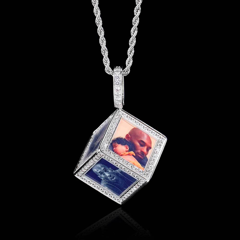 Legacy Memory Cube Pendant Necklace