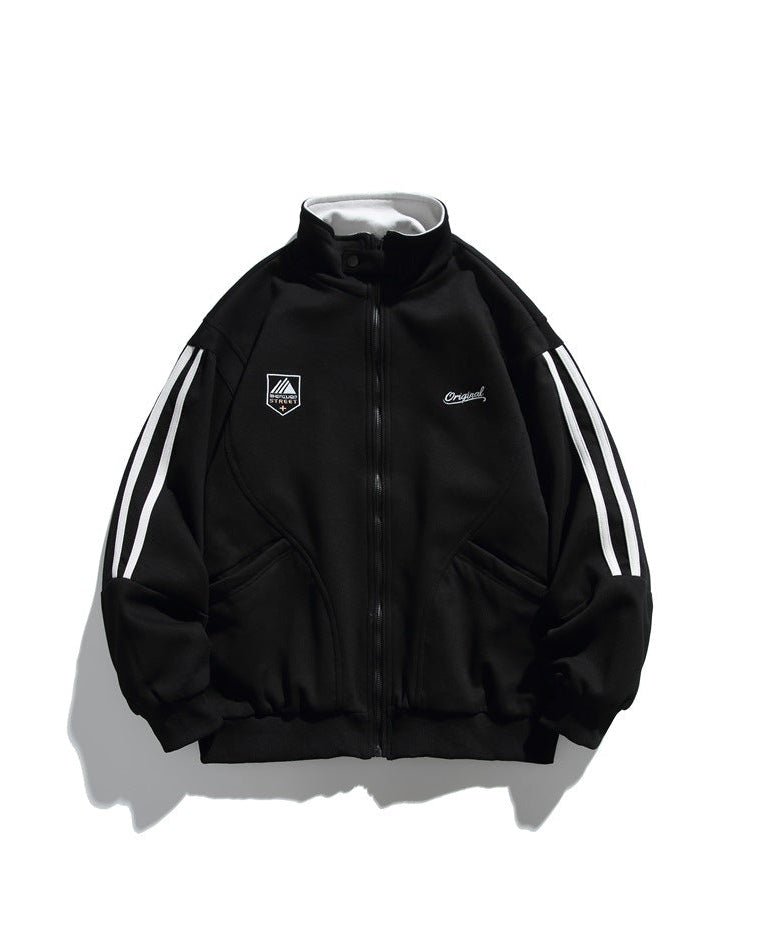 The Marcellus Relaxed Zip Cardigan Jacket