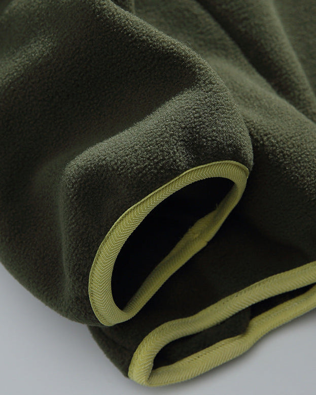 The Bolton Casual Stand Up Collar Fleece Sweater