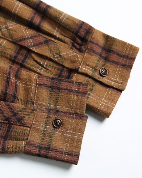 The Prairiecut Long-Sleeved Flannel Plaid Overshirt