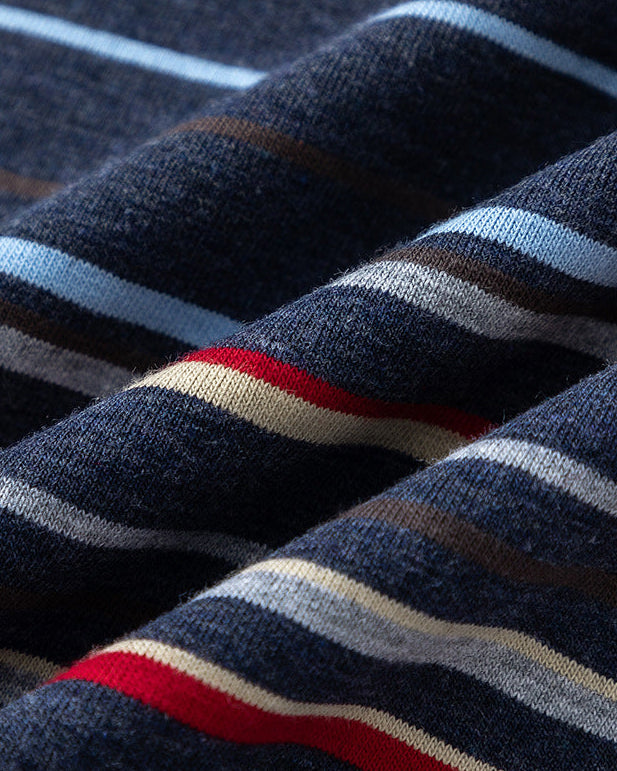 The Palmer Fake Two Stripe Long Sleeve Shirt