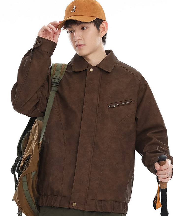 The Raventon Urban PU Leather Jacket