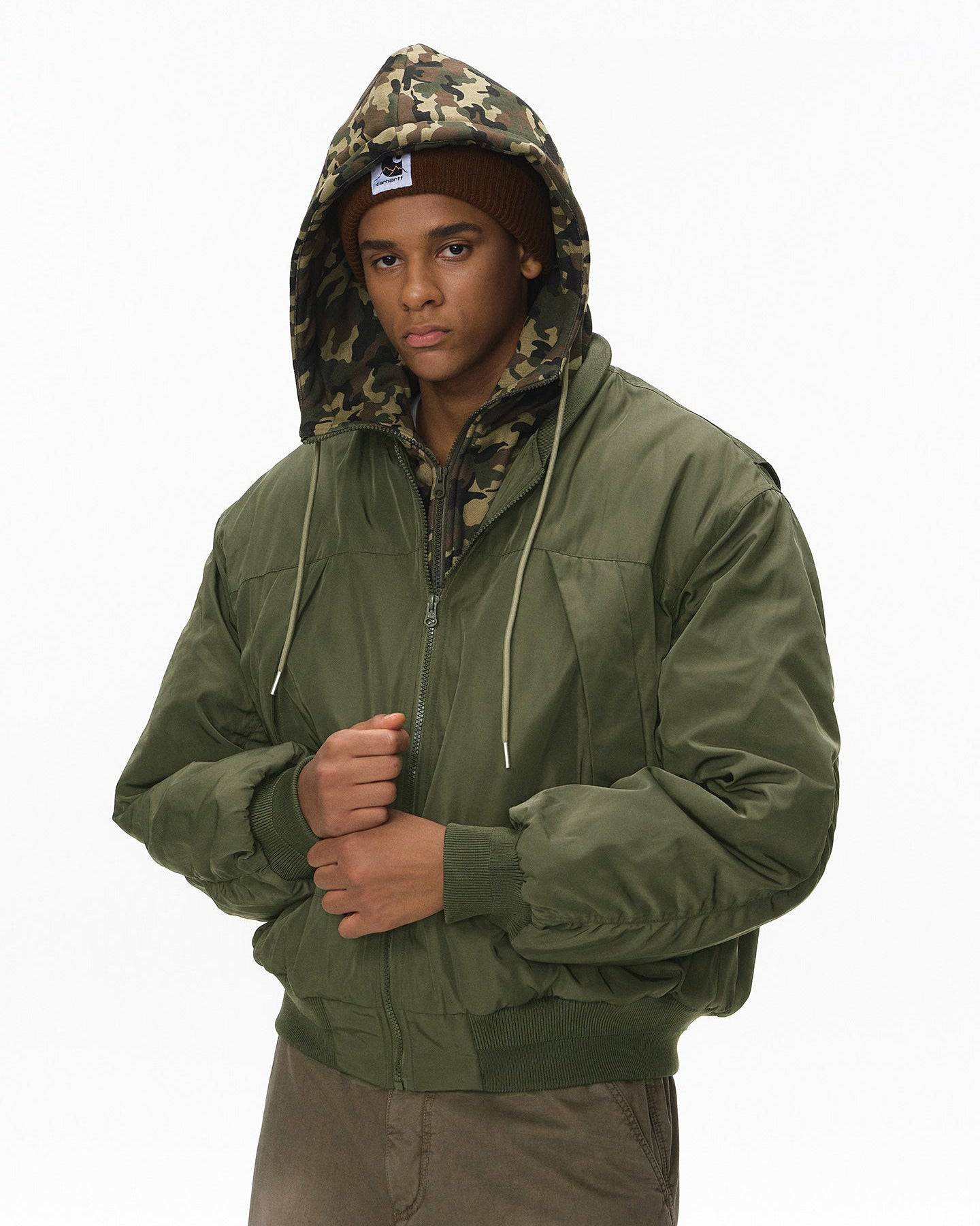 The Detachable Faux Baseball Jacket