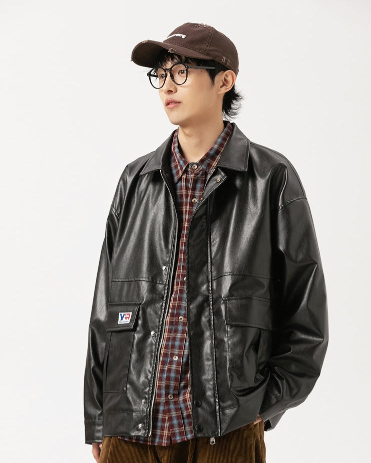 The Copperrail Contour PU Leather Jacket