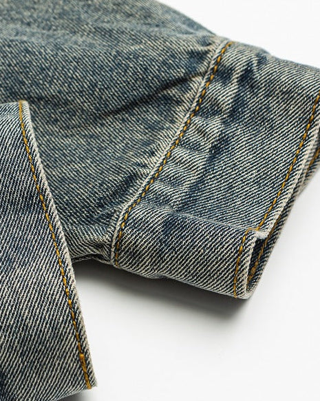 The Whitewashed Heritage Denim Cargo Jacket