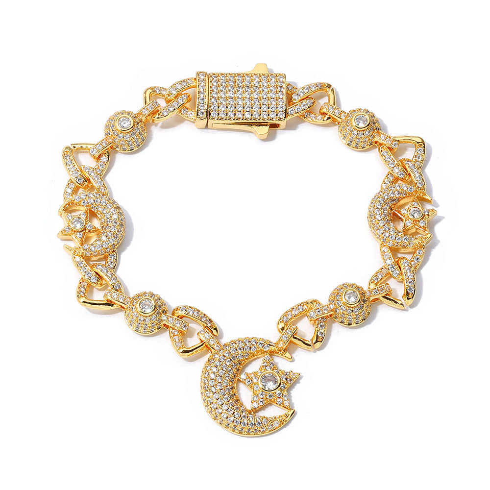 Celestial Link Bracelet – Gold Edition
