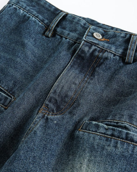 The Ozark Vintage Straight Black Jeans