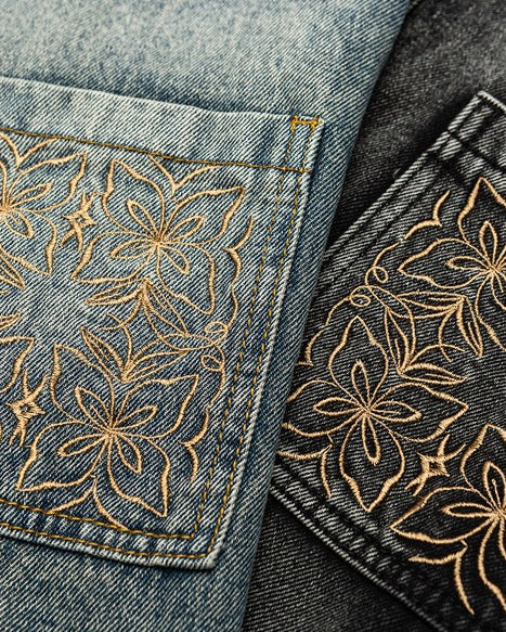 The Whitewashed Heritage Denim Cargo Jacket