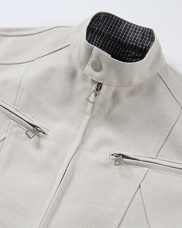 The Monaco Stand-Collar Jacket