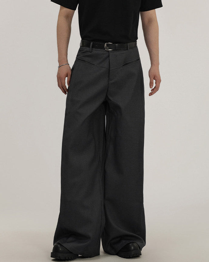 Relaxed Fit Wide-Leg Pants