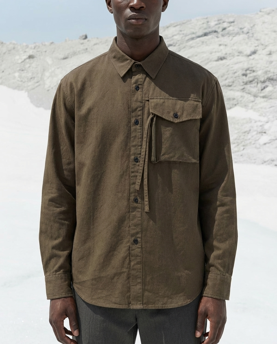 The Asher Lapel Overshirt