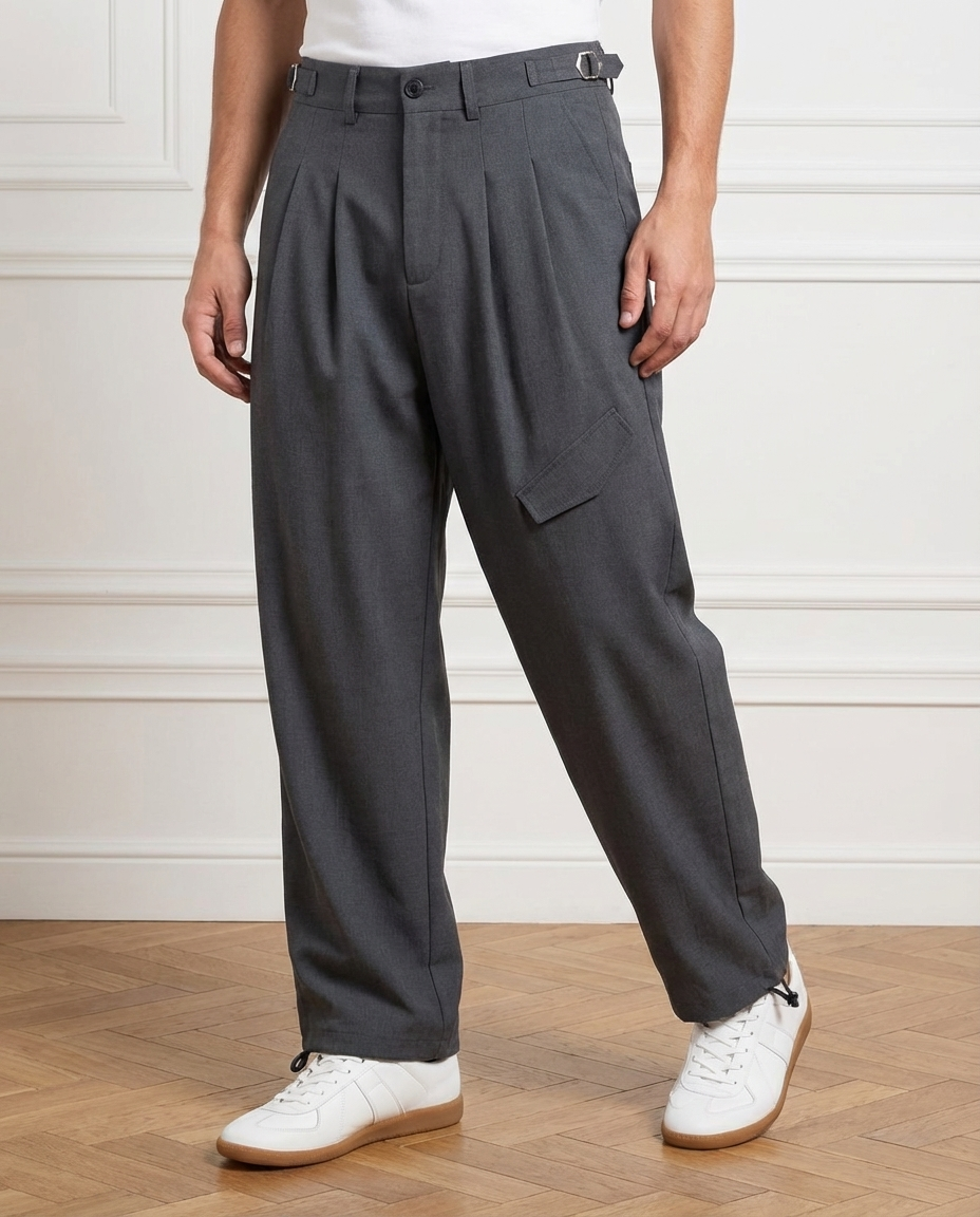 The Harborline Wide Drape Trousers