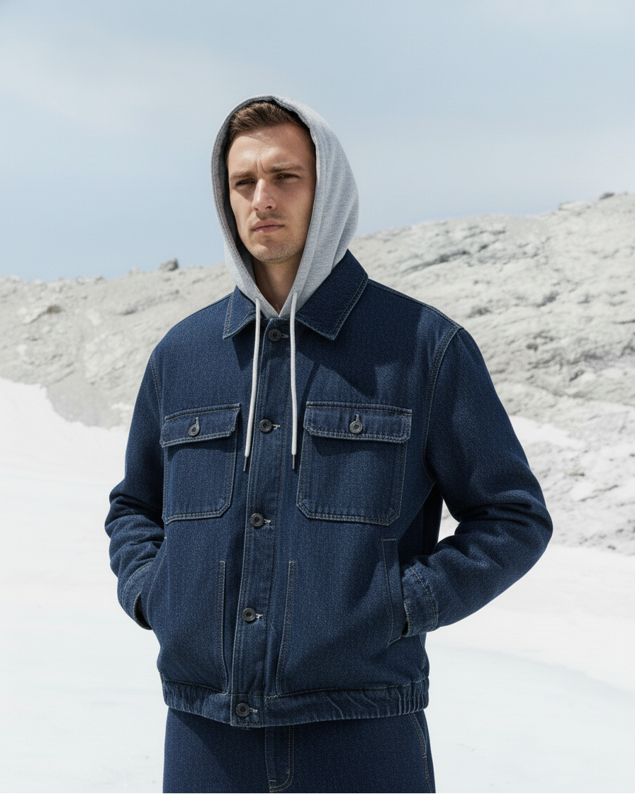 The Haven Quilted Denim Jacket