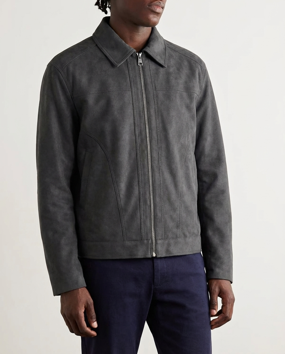 The Rainford PU Loose Cargo Jacket