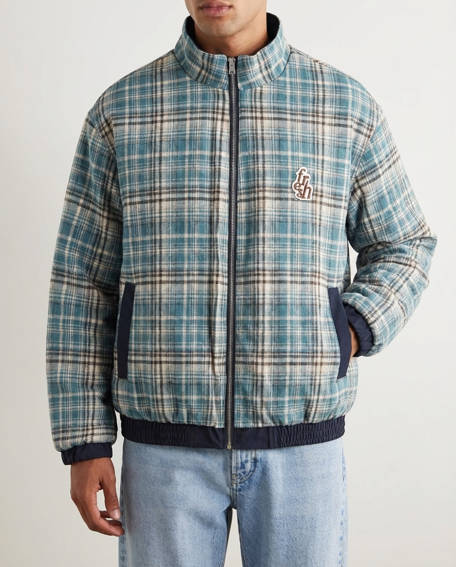The Reversible Grid Work Jacket