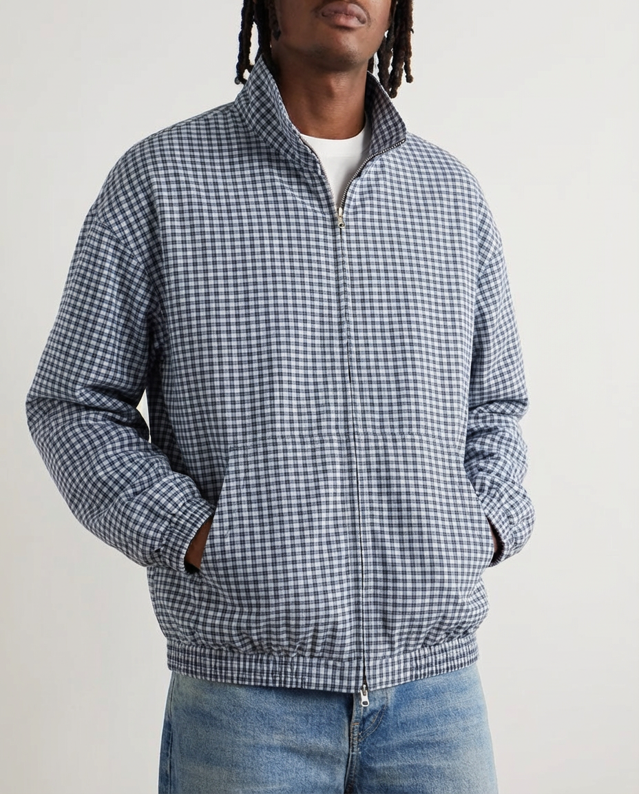 The Slatewood Plaid Overshirt Jacket