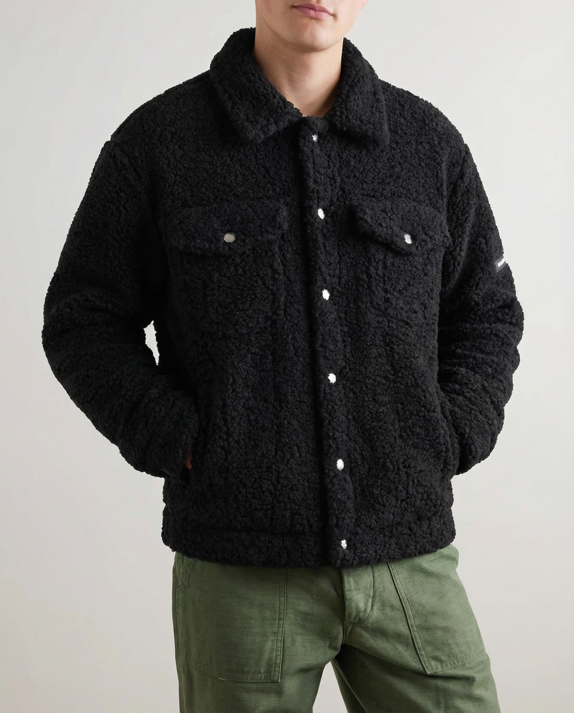 The Sable Shearling Overshirt Jacket