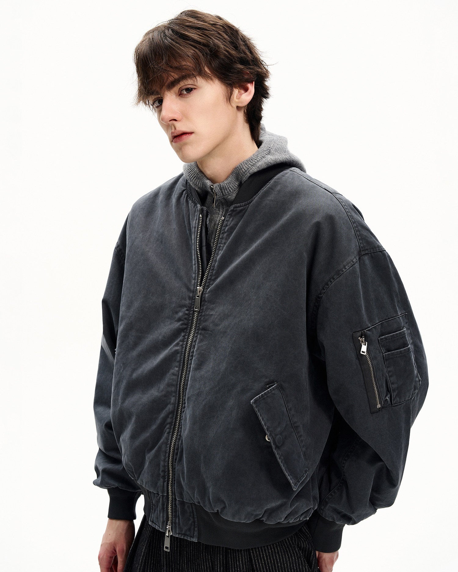 Thickened Warm Refined Zip Jacket