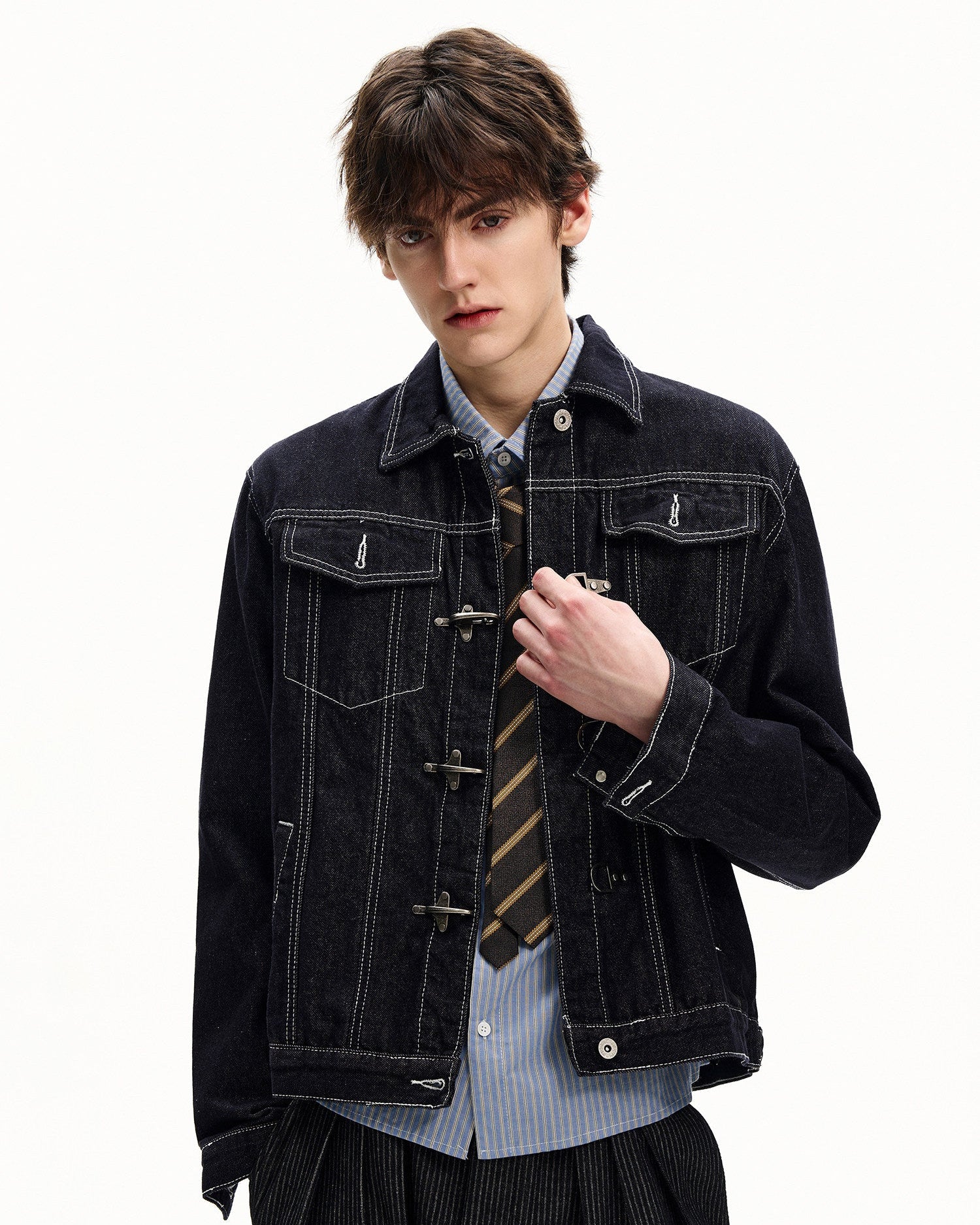 Contemporary Denim Utility Jacket