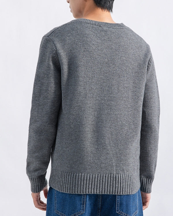 Jackal Wool-Blend V-Neck Sweater