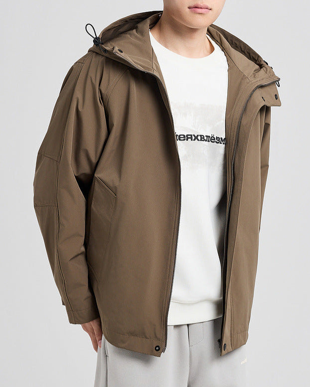 The Airford Double Placket Hooded Jacket