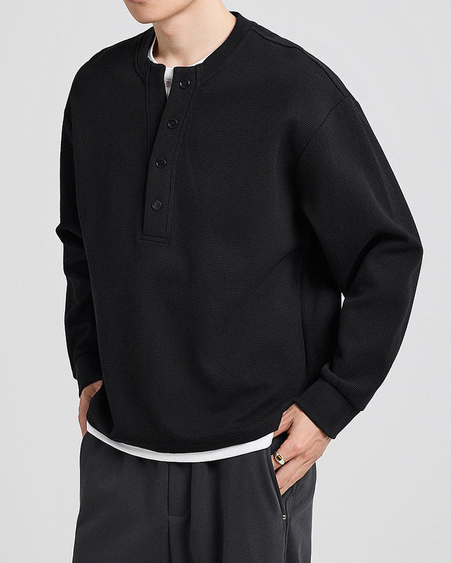 The Ashcroft Waffle Pullover Sweater