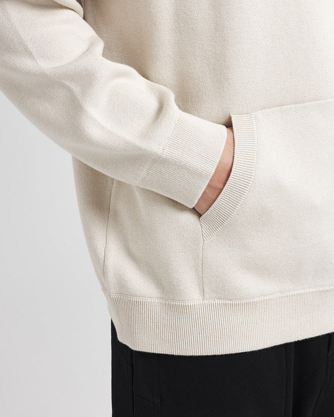 The Half-Zip Hooded Knit Sweater