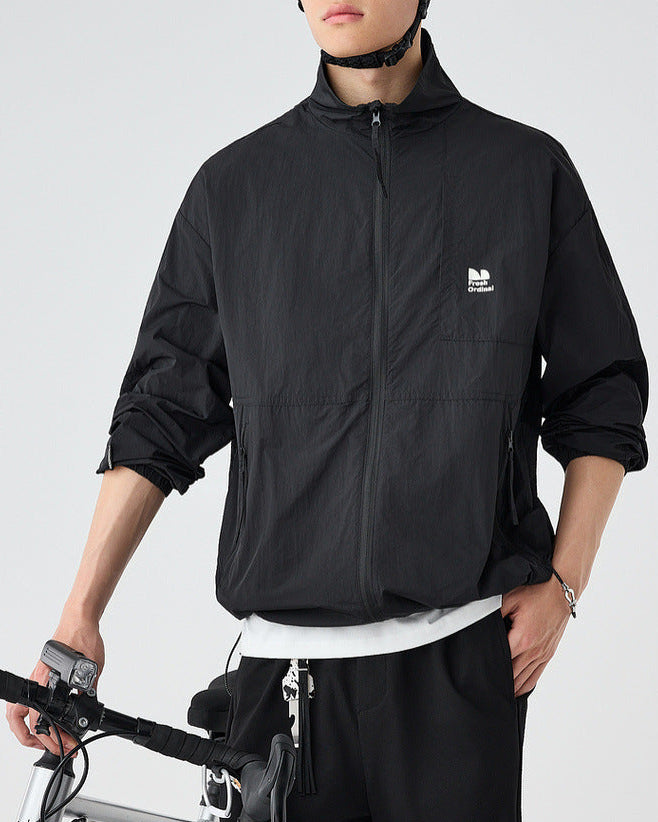 The Momeike 2025 Autumn Unisex Sun-Protective Stand Collar Jacket
