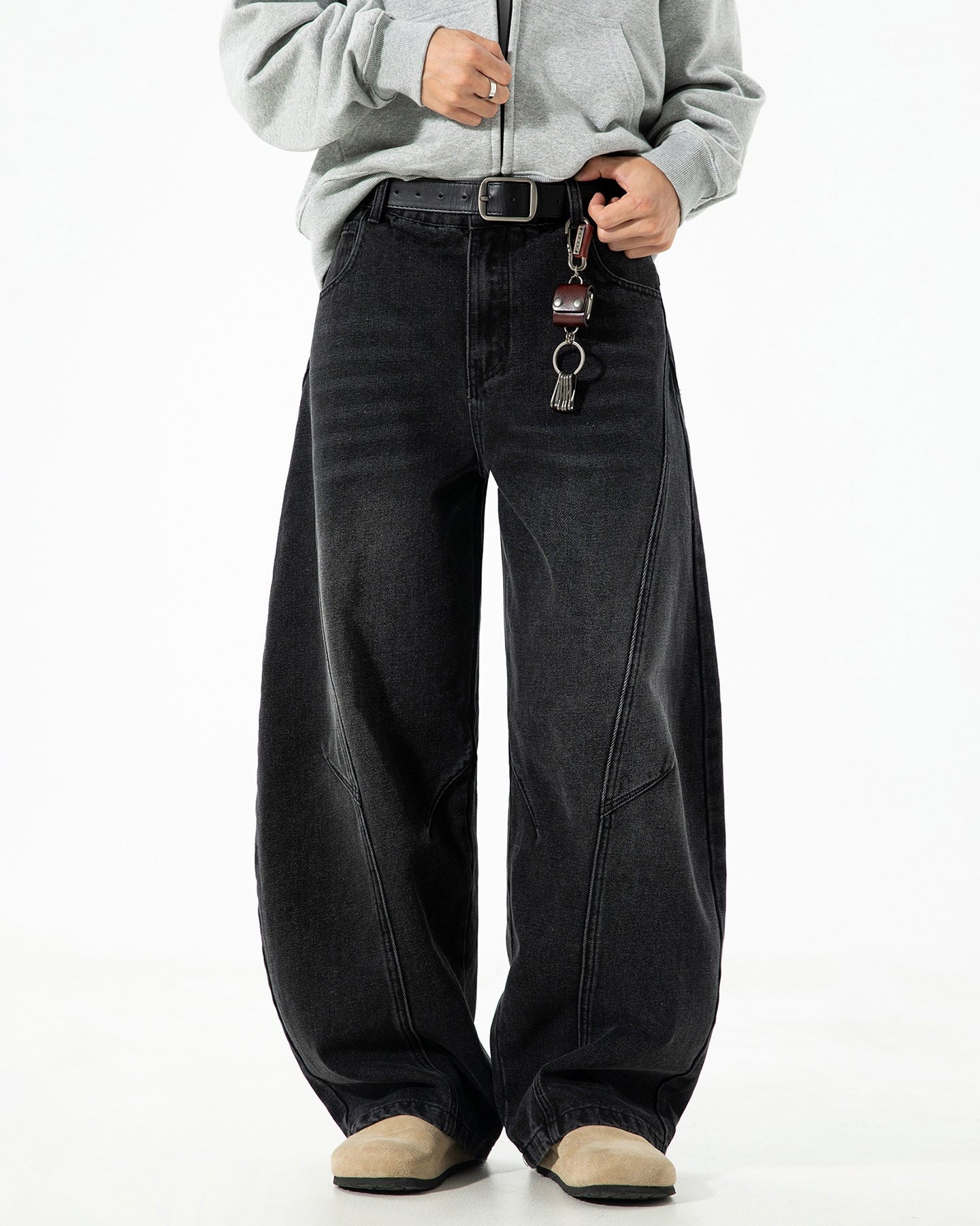 The Vintage Split-Structure Scimitar Jeans
