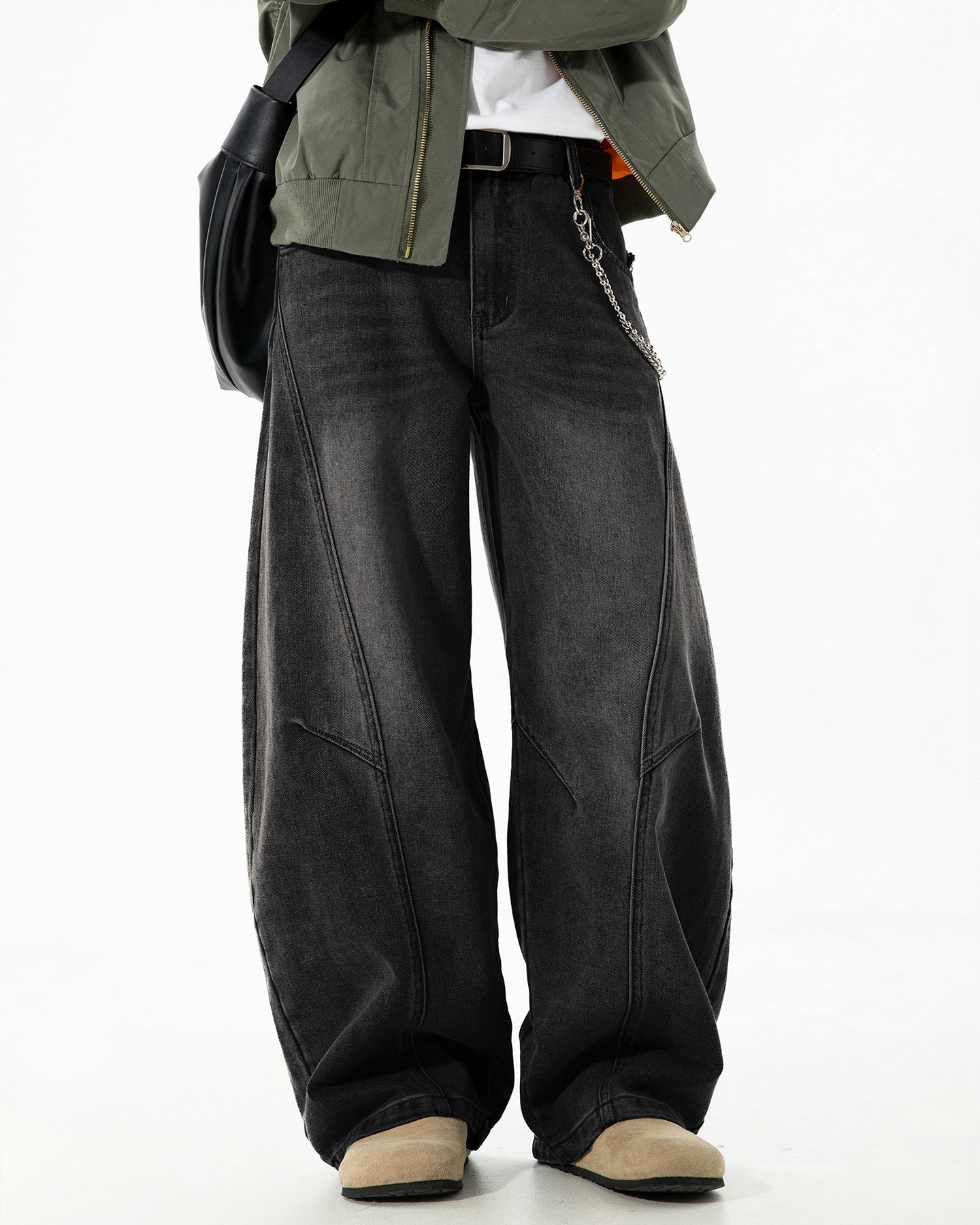 The Vintage Split-Structure Scimitar Jeans