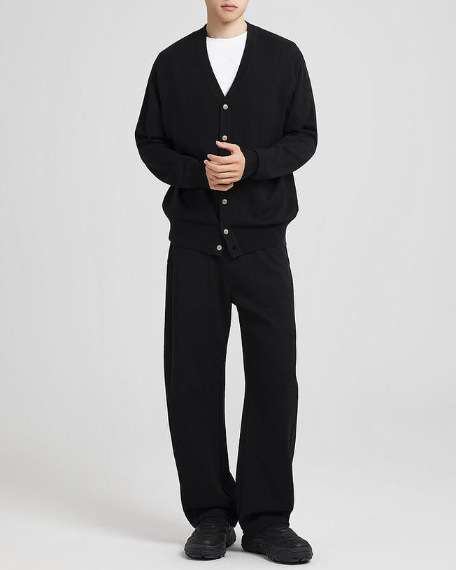 The Wool Blend V-Neck Cardigan