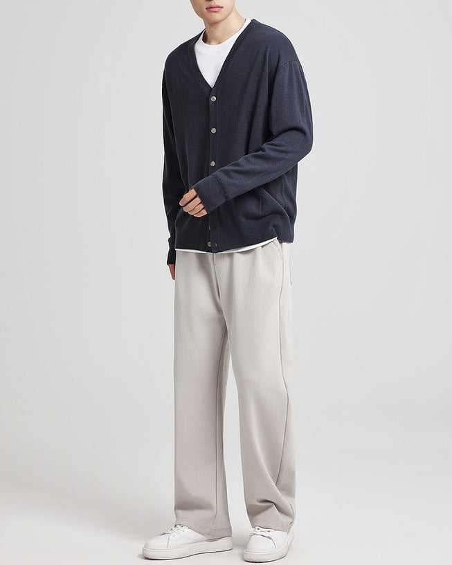 The Wool Blend V-Neck Cardigan