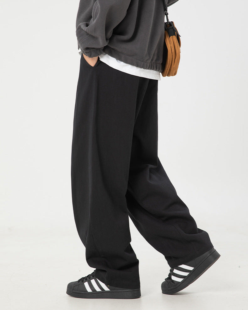 The Haven Fleece Pleat Trousers