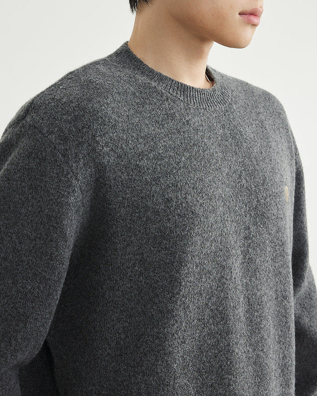 The HeartStitch Embroidered Crew Neck Sweater