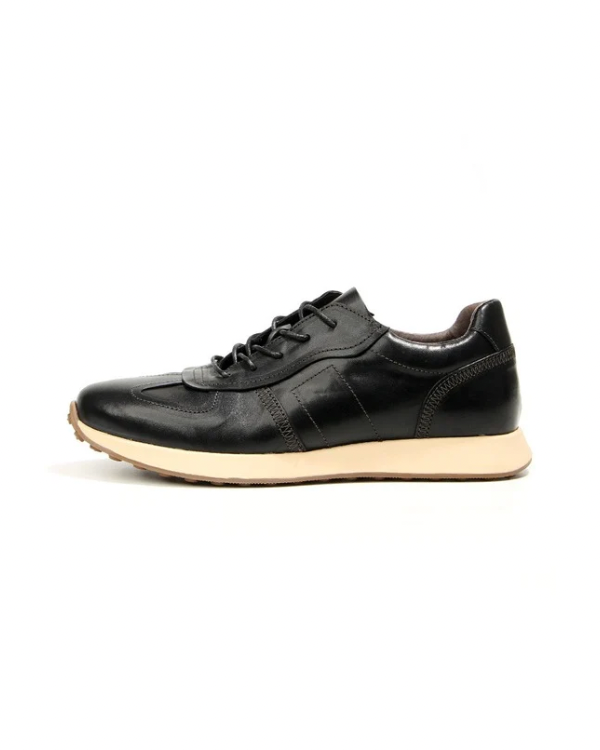 Obsidian Glide Leather Sneakers