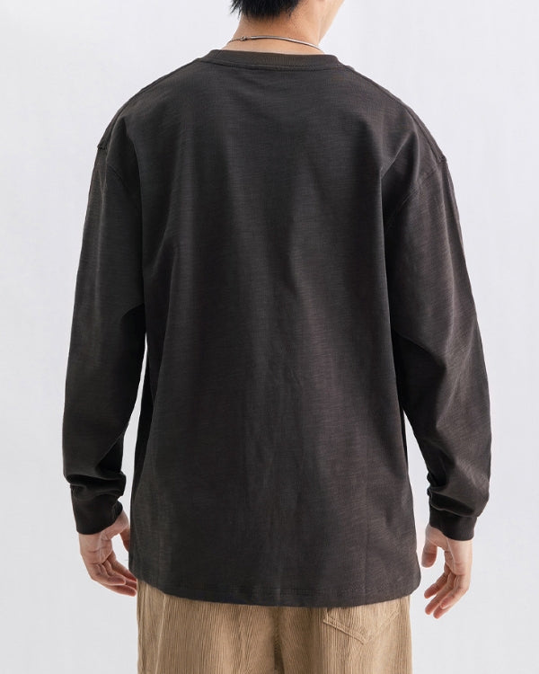 Essential Crewneck Long Sleeve Tee