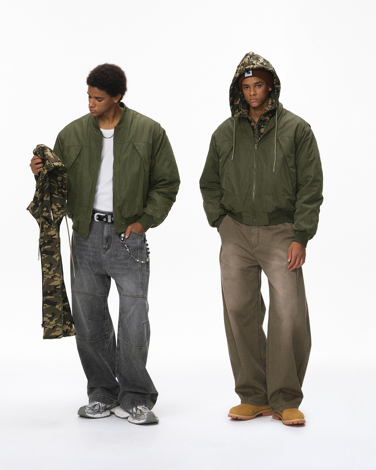 The Detachable Faux Baseball Jacket