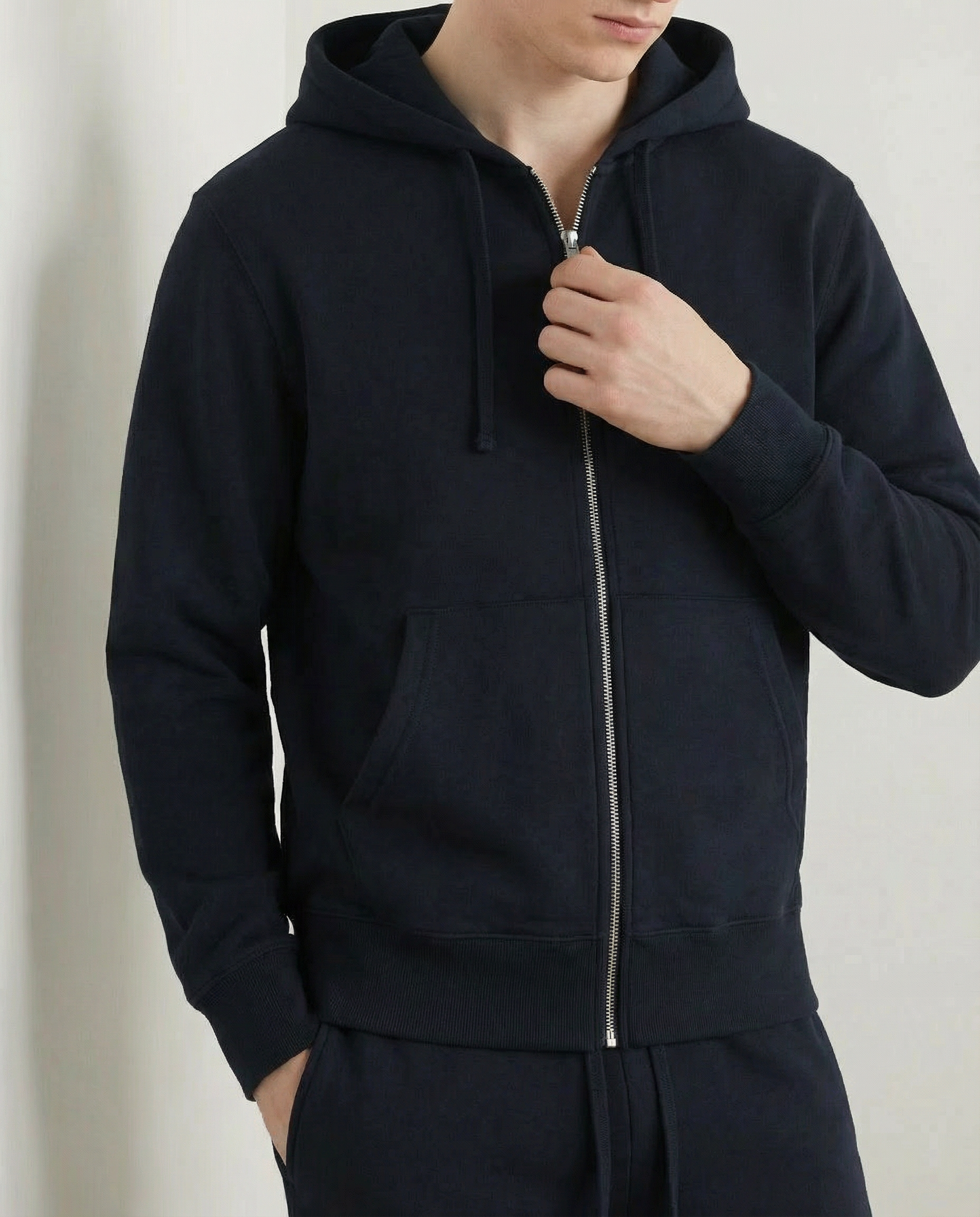 2-piece Loose Fit Zip-Up and Joggers Set